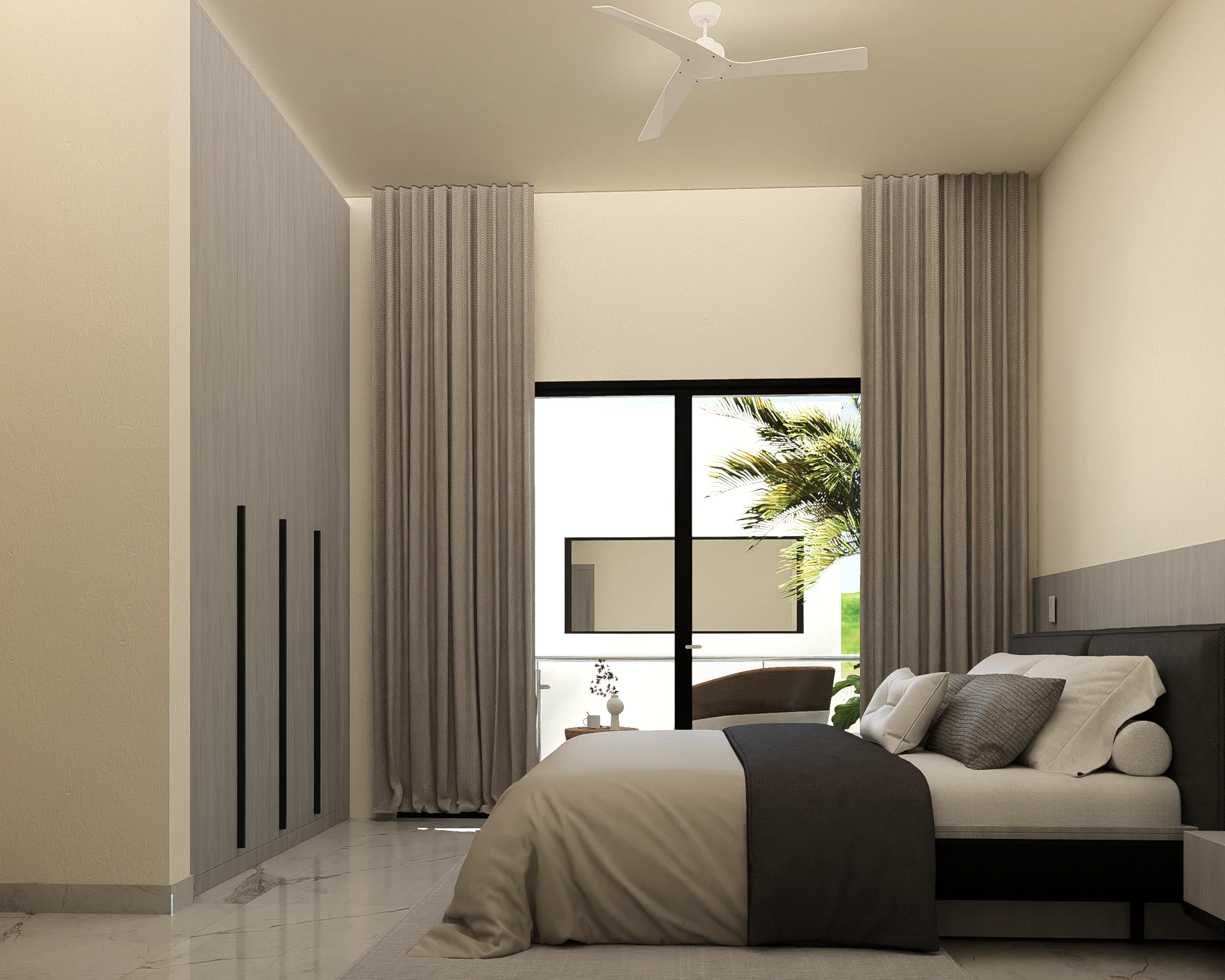 Habitación de la villa